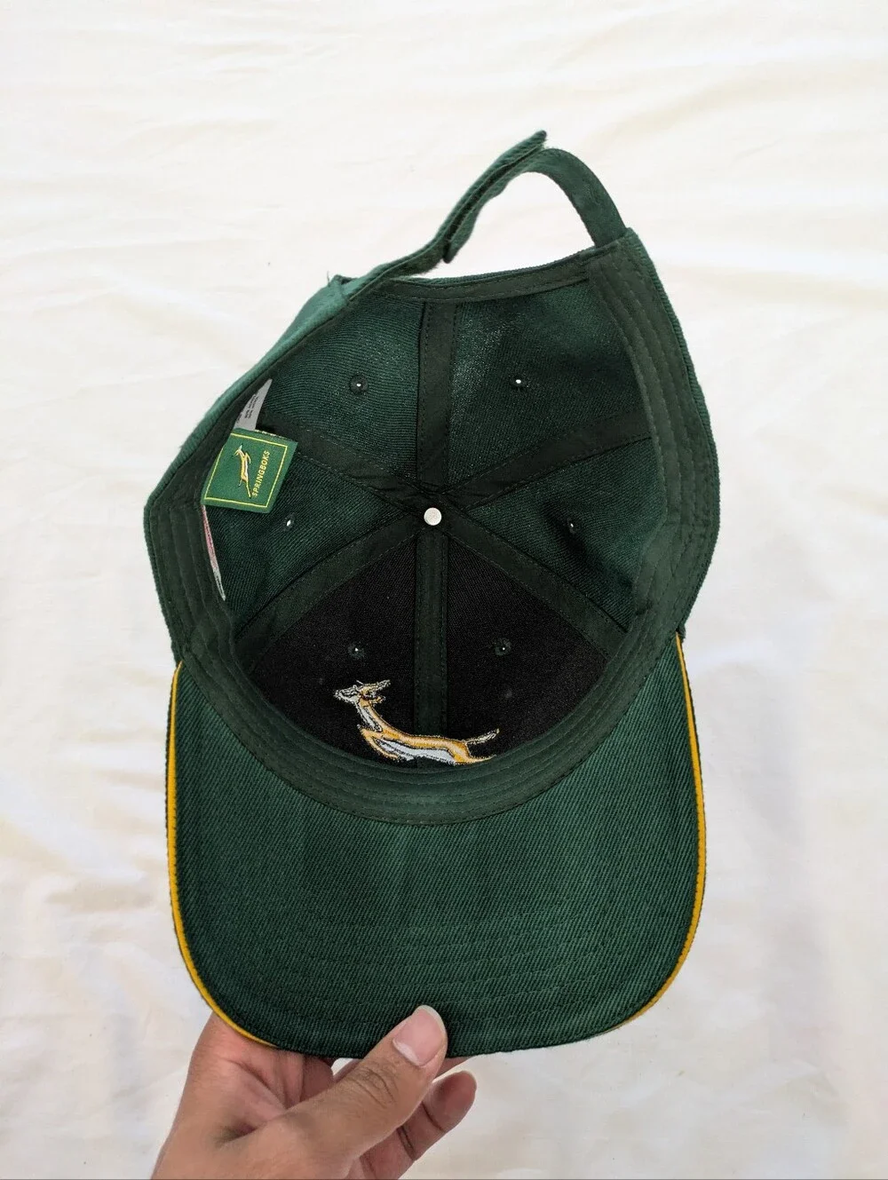 Springboks South Africa Rugby Bokkie Adjustable Hat/Cap